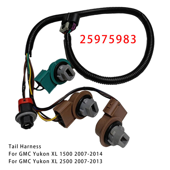 Rücklicht-Kabelbaum 25975983 für GMC Yukon XL 1500 2500 2007–2014
