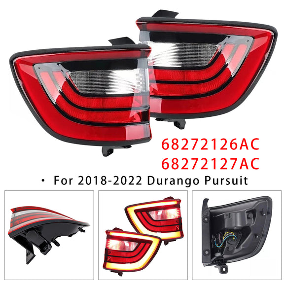 Links + Rechts Hinten Rücklicht Lampe 68272126AC 68272127AC Für Dodge Durango 14-2022