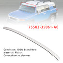 La parte superior del parabrisas delantero blanco revela la moldura para Toyota FJ Cruiser 2007-2014-3