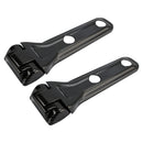 Embellecedor de cubierta de bisagra de puerta trasera de fibra de carbono para Jeep Wrangler JL 2018-2024-4