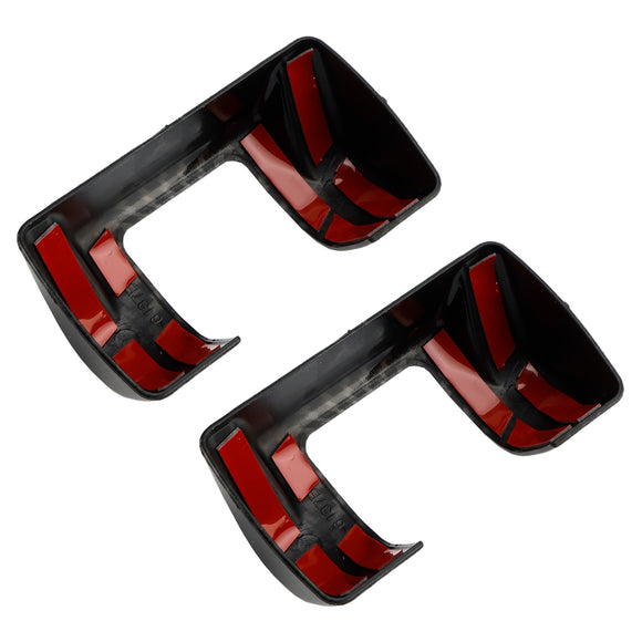 Embellecedor de cubierta de bisagra de puerta trasera de fibra de carbono para Jeep Wrangler JL 2018-2024