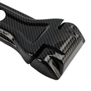 Embellecedor de cubierta de bisagra de puerta trasera de fibra de carbono para Jeep Wrangler JL 2018-2024-9