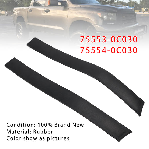 Roof Drip Molding Rear Left & Right For Toyota Tundra Crewmax 4-Doors 2007-2021
