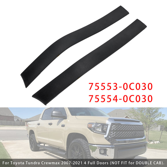 Roof Drip Molding Rear Left & Right For Toyota Tundra Crewmax 4-Doors 2007-2021