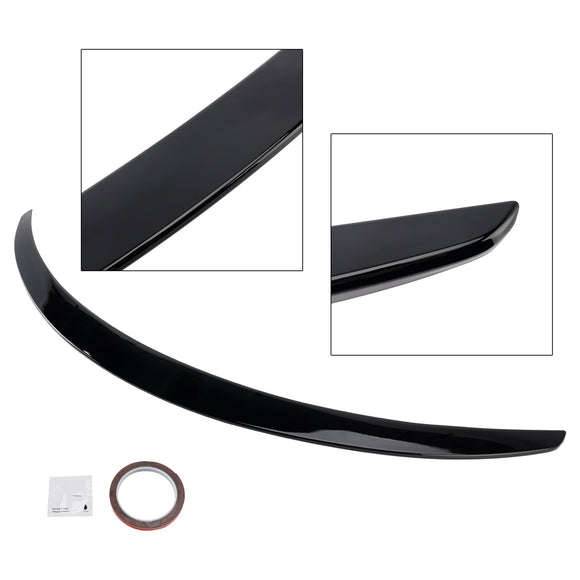 Spoiler trasero negro brillante para Mercedes-Benz Clase C W205 C205 Coupé 2014-2021