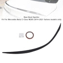 Spoiler trasero negro brillante para Mercedes-Benz Clase C W205 Estilo AMG C63 14-21-6