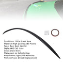Spoiler trasero negro brillante para Mercedes-Benz Clase C W205 Estilo AMG C63 14-21-7