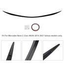 Spoiler trasero negro brillante para Mercedes-Benz Clase C W205 Estilo AMG C63 14-21-10