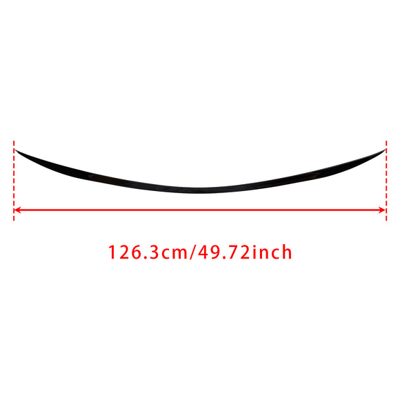 Spoiler trasero negro brillante para Mercedes-Benz Clase C W205 Estilo AMG C63 14-21