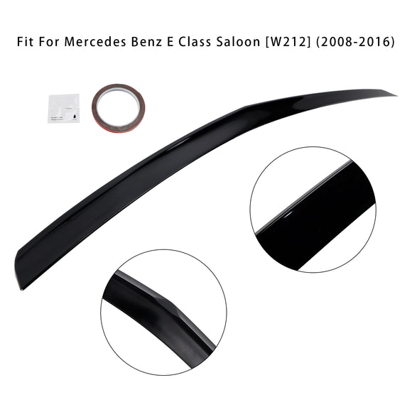 Gloss Black Rear Boot Spoiler For Mercedes-Benz E-Class W212 2008-2016