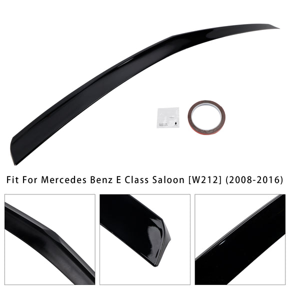 Gloss Black Rear Boot Spoiler For Mercedes-Benz E-Class W212 2008-2016