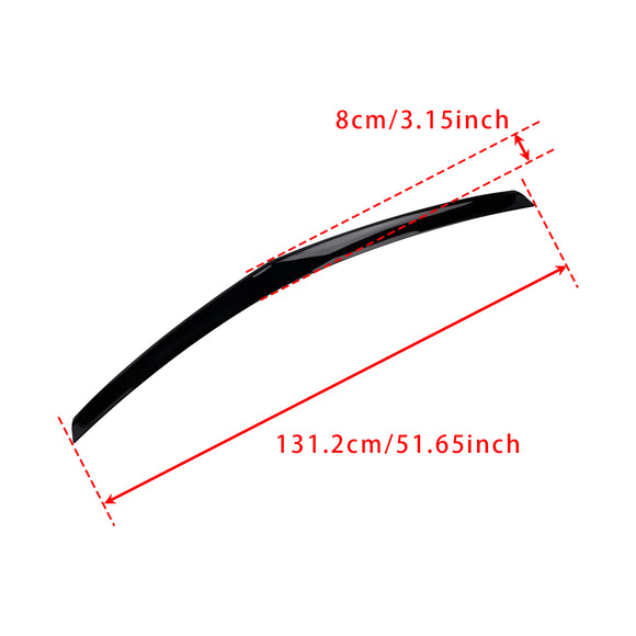 Gloss Black Rear Boot Spoiler For Mercedes-Benz E-Class W212 2008-2016
