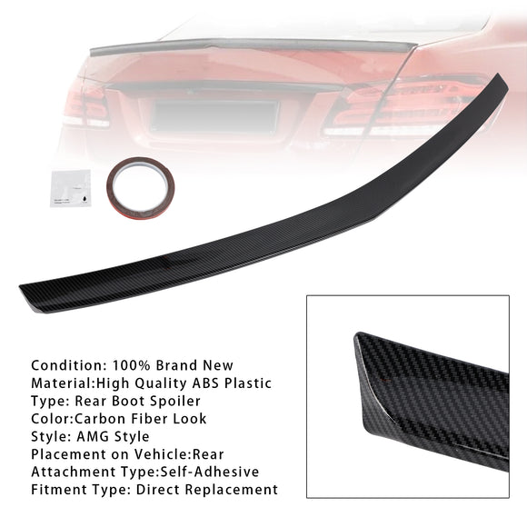 Heckspoiler in Carbonfaser-Optik für Mercedes-Benz E-Klasse W212 2008–2016