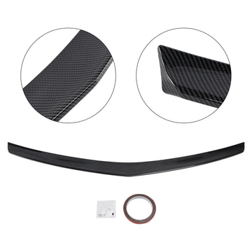 Carbon Fiber Look Rear Boot Spoiler For Mercedes-Benz E-Class W212 2008-2016 - 0