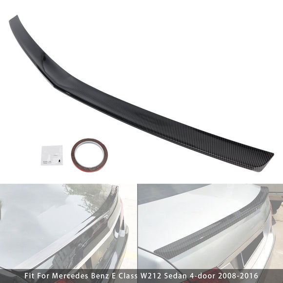 Heckspoiler in Carbonfaser-Optik für Mercedes-Benz E-Klasse W212 2008–2016