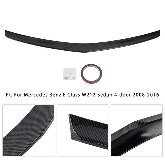 Heckspoiler in Carbonfaser-Optik für Mercedes-Benz E-Klasse W212 2008–2016