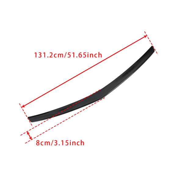 Heckspoiler in Carbonfaser-Optik für Mercedes-Benz E-Klasse W212 2008–2016