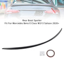 Gloss Black Rear Boot Spoiler For Mercedes-Benz E-Class W213 E63 Style 2020+-9
