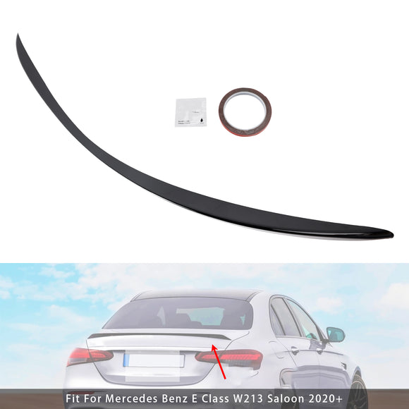 Gloss Black Rear Boot Spoiler For Mercedes-Benz E-Class W213 E63 Style 2020+