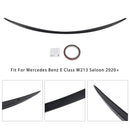Gloss Black Rear Boot Spoiler For Mercedes-Benz E-Class W213 E63 Style 2020+-13