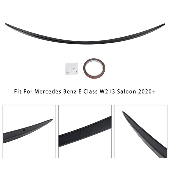 Gloss Black Rear Boot Spoiler For Mercedes-Benz E-Class W213 E63 Style 2020+