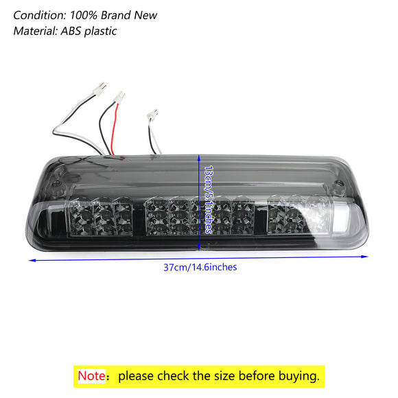 Luz de freno trasera negra, luz de freno de montaje alto para Ford Explorer Sport 07-10
