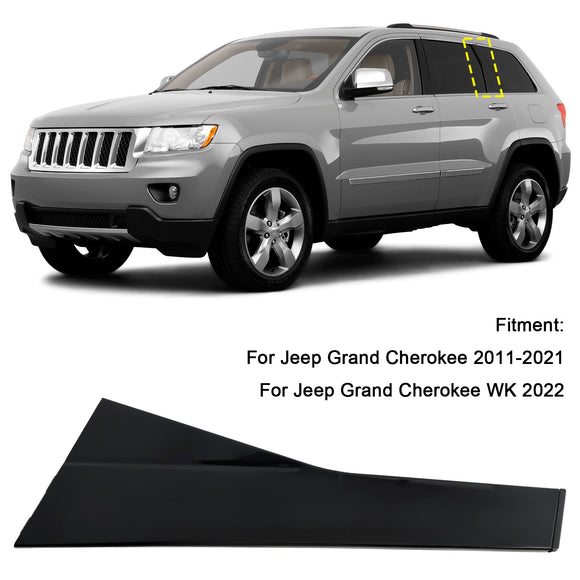 Aplique de pilar C del lado izquierdo exterior 57010449 para Jeep Grand Cherokee 11-21