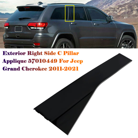 Exterieur rechterkant C-stijl applique 57010448 voor Jeep Cherokee 2011-2021