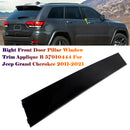 Aplique de ajuste de ventana de pilar de puerta delantera derecha B 57010444 para Jeep Cherokee 2011-2021-2