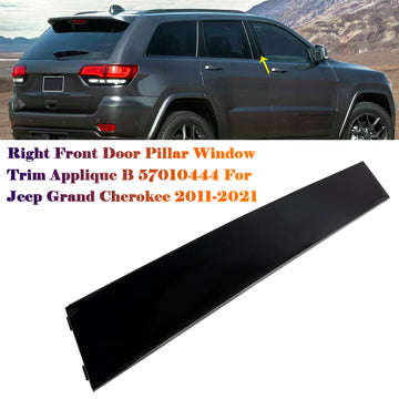 Right Front Door Pillar Window Trim Applique B 57010444 For Jeep Cherokee 2011-2021 - 0