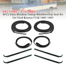 8PCS Door Window Sweep Weatherstrip Seal Kit For Ford Bronco F150 1987-1997-2