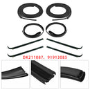 8PCS Door Window Sweep Weatherstrip Seal Kit For Ford Bronco F150 1987-1997-4