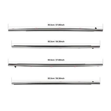 4PCS Door Weatherstrip Seal For Honda Accord 2013-2017 - 0