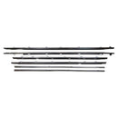 6PCS Door Belt Molding 75710-60011 75720-60011 For Toyota Land Cruiser 80 Series 1991-1997 / Lexus LX450 FZJ80 1996-1998-1