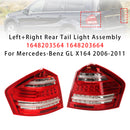 Conjunto de luz trasera izquierda + derecha para Mercedes-Benz GL X164 2006-2011-2