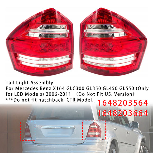 Conjunto de luz trasera izquierda + derecha para Mercedes-Benz GL X164 2006-2011