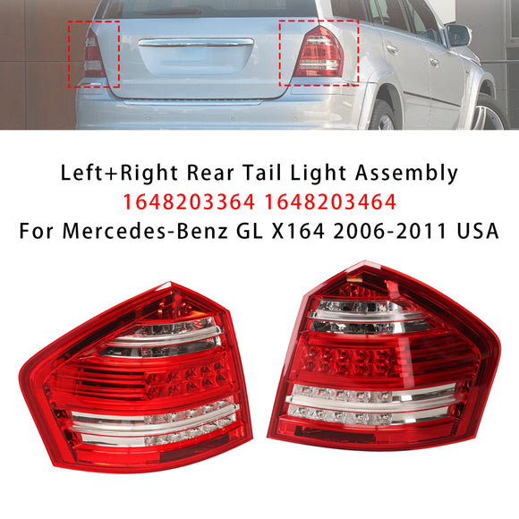Rücklicht-Baugruppe links + rechts für Mercedes-Benz GL X164 2006–2011 USA