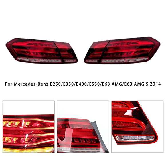 4 stuks LED-achterlichten/remlichten voor Mercedes E-Klasse W212 2013-2015