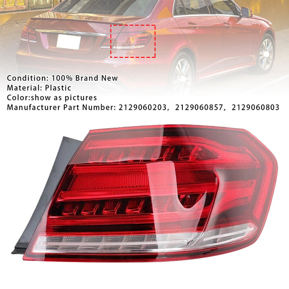 Right LED Outer Rear Tail Light Brake Lamp For Mercedes E-Class W212 2013-2015