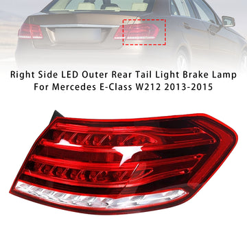 Right LED Outer Rear Tail Light Brake Lamp For Mercedes E-Class W212 2013-2015 - 0