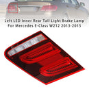 Vasen LED-takavalon sisempi jarruvalo Mercedes E-sarjaan W212 2013–2015-2
