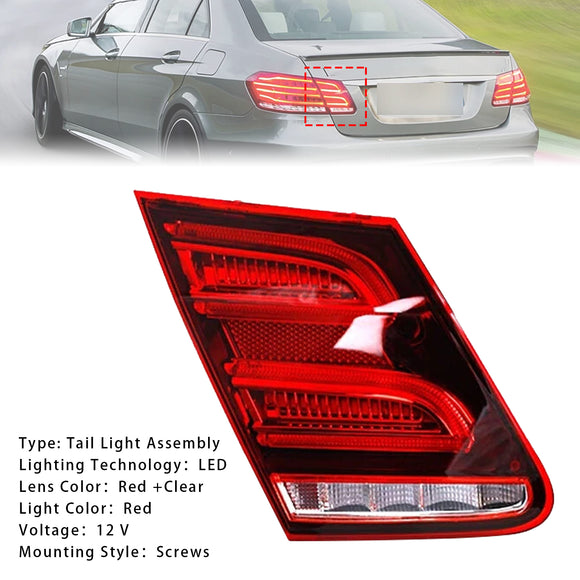 Vasen LED-takavalon sisempi jarruvalo Mercedes E-sarjaan W212 2013–2015