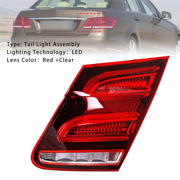 Right LED Inner Rear Tail Light Brake Lamp For Mercedes E-Class W212 2013-2015