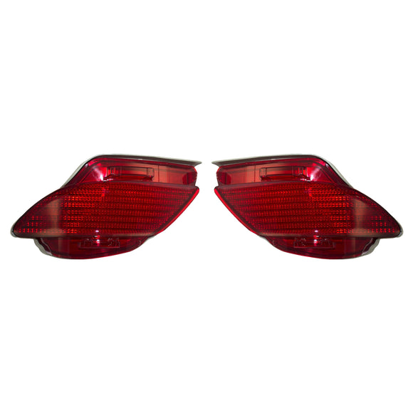 Left+Right Rear Bumper Reflector For Lexus RX350 RX450h 2010-2015 USA