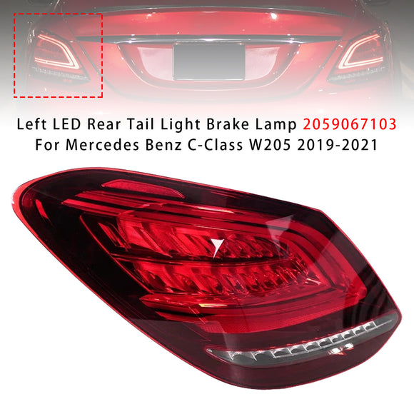 Linker LED-achterlicht/remlicht voor Mercedes Benz C-klasse W205 2019-2021