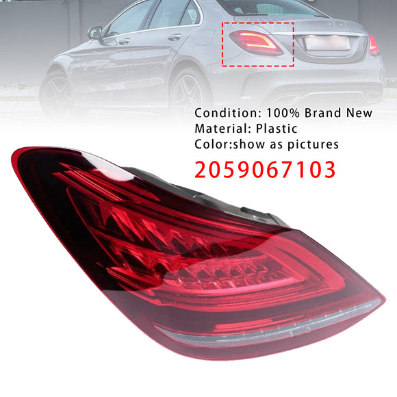 Linker LED-achterlicht/remlicht voor Mercedes Benz C-klasse W205 2019-2021