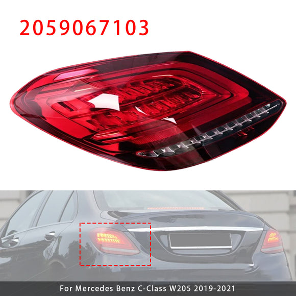 Linker LED-achterlicht/remlicht voor Mercedes Benz C-klasse W205 2019-2021