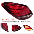 Linker LED-achterlicht/remlicht voor Mercedes Benz C-klasse W205 2019-2021-7