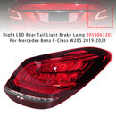 Rechter LED-achterlicht/remlicht voor Mercedes Benz C-klasse W205 2019-2021-2