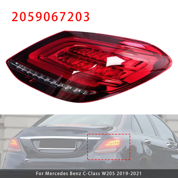 Rechter LED-achterlicht/remlicht voor Mercedes Benz C-klasse W205 2019-2021